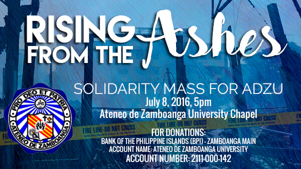 Rising From The Ashes (In Solidarity With ADZU)
