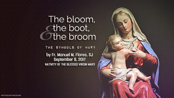 The Bloom, the Boot, and the Broom – Symbols of Mary