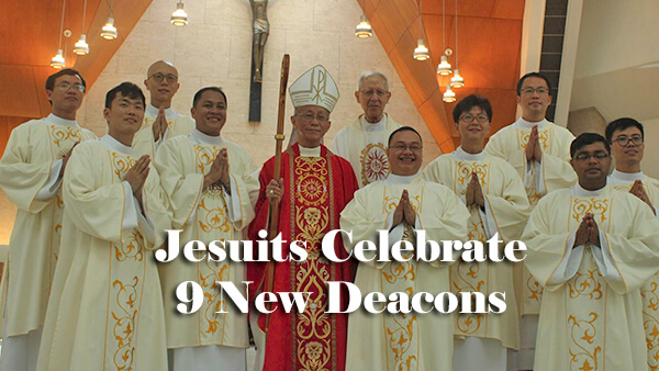 Jesuits Celebrate 9 New Deacons