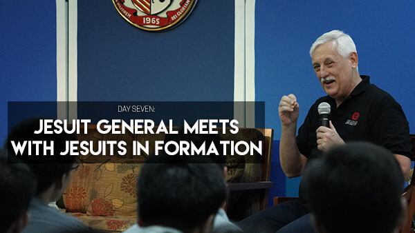 Day 7: Jesuit General meets with Jesuits in formation