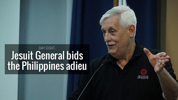 Day 8: Jesuit General bids the Philippines adieu