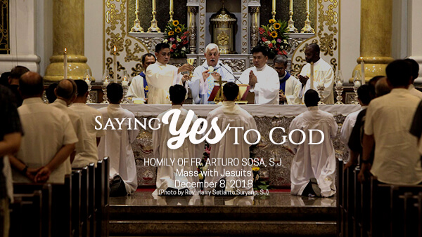 Saying “Yes” To God (Homily of Fr. General)