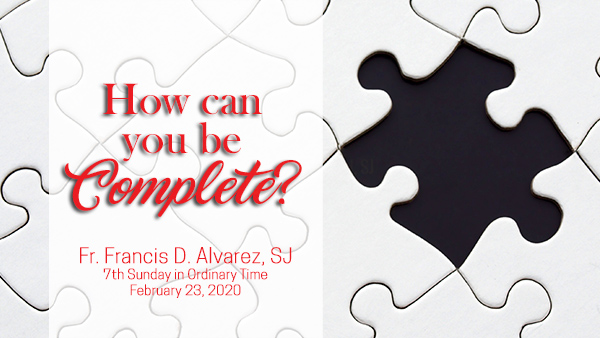 How can you be complete?