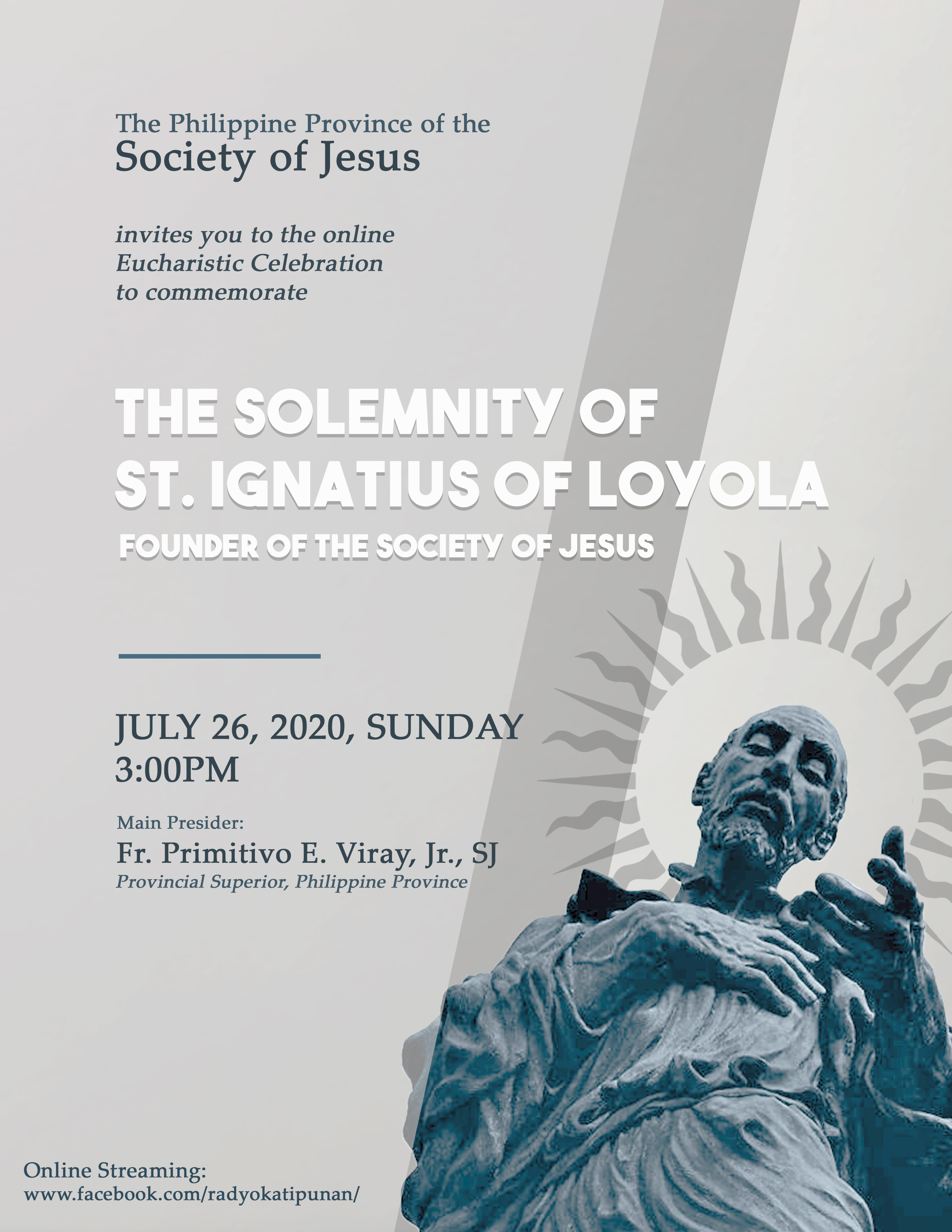 PH Jesuits commemorate the feast of St. Ignatius of Loyola