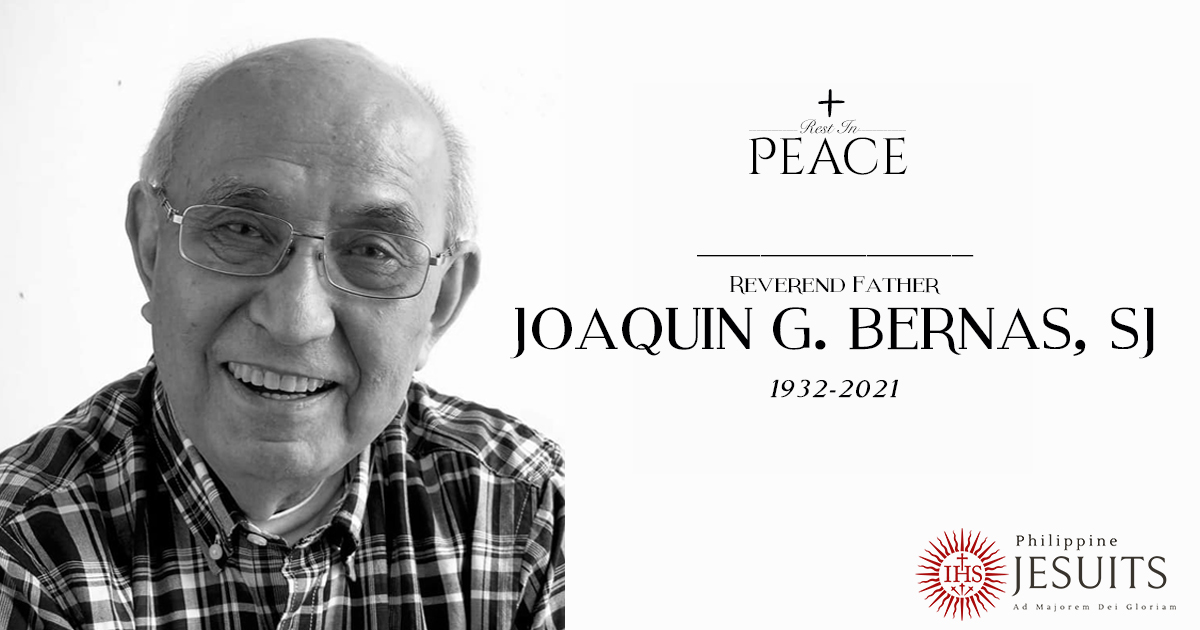 Fr. Joaquin G. Bernas, SJ (1932-2021)