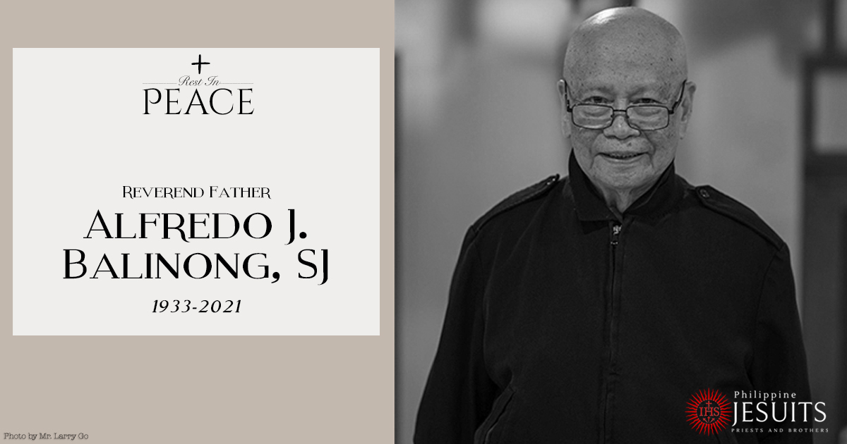 Fr.  Alfredo J. Balinong, SJ (1933-2021)